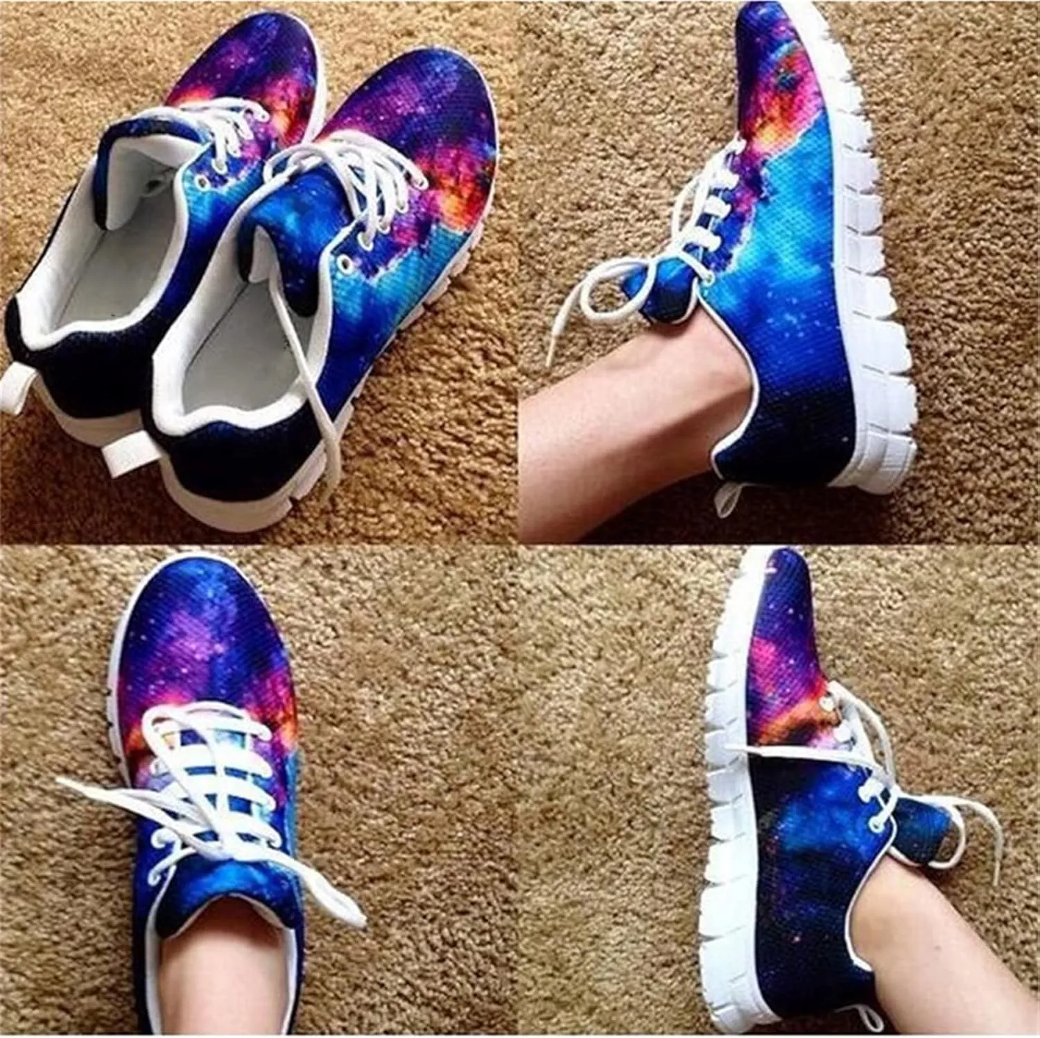 LedBack Women's Tennis Shoes Running Walking Sneakers Work Casual Lightweight Non-Slip Gym Trainers