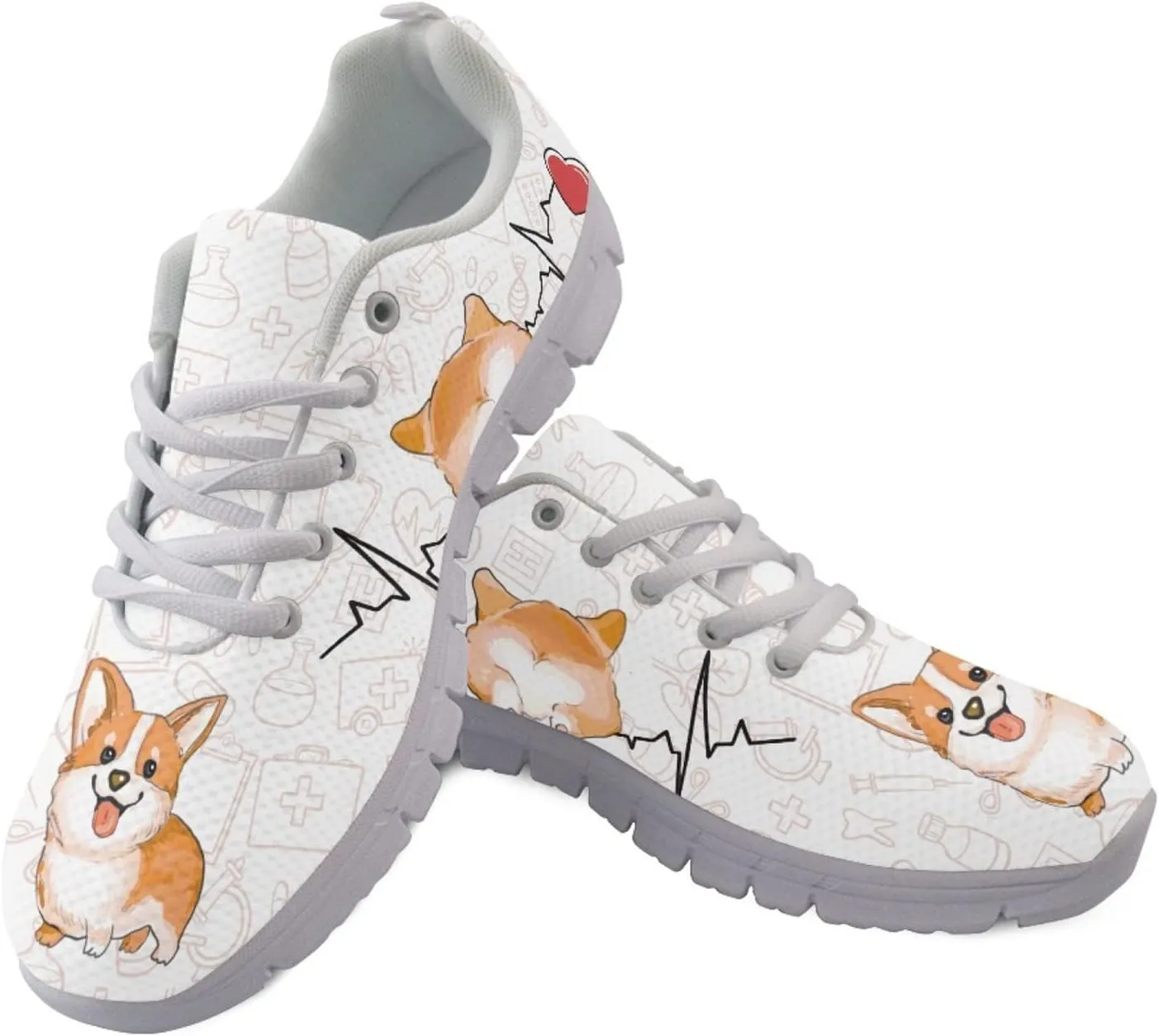 LedBack Women's Tennis Shoes Running Walking Sneakers Work Casual Lightweight Non-Slip Gym Trainers