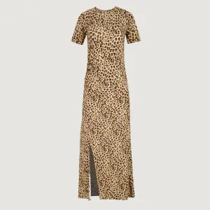 Leopard Psichari Dress (Leopard Print)