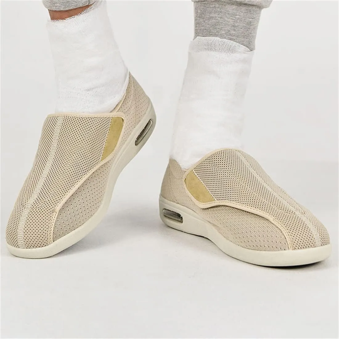 Men's Diabetic Shoes Comfortable Casual Orthopedic Shoes Lightweight Seniors Edema Sneakers Breathable Walking Trainers