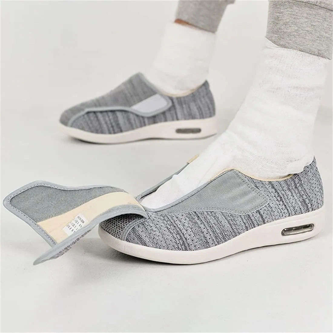 Men's Diabetic Shoes Comfortable Casual Orthopedic Shoes Lightweight Seniors Edema Sneakers Breathable Walking Trainers