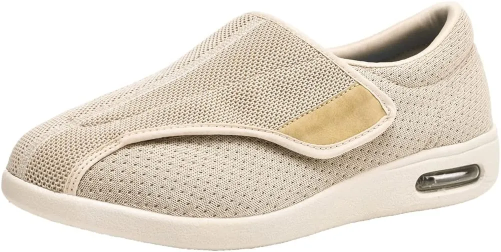 Men's Diabetic Shoes Comfortable Casual Orthopedic Shoes Lightweight Seniors Edema Sneakers Breathable Walking Trainers