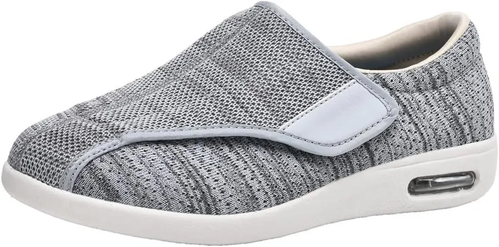 Men's Diabetic Shoes Comfortable Casual Orthopedic Shoes Lightweight Seniors Edema Sneakers Breathable Walking Trainers