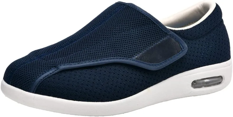 Men's Diabetic Shoes Comfortable Casual Orthopedic Shoes Lightweight Seniors Edema Sneakers Breathable Walking Trainers