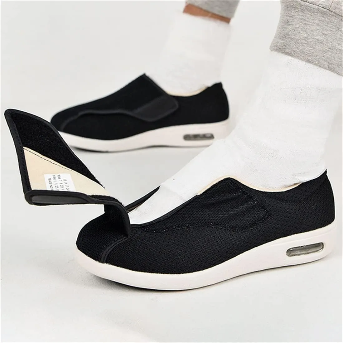 Men's Diabetic Shoes Comfortable Casual Orthopedic Shoes Lightweight Seniors Edema Sneakers Breathable Walking Trainers