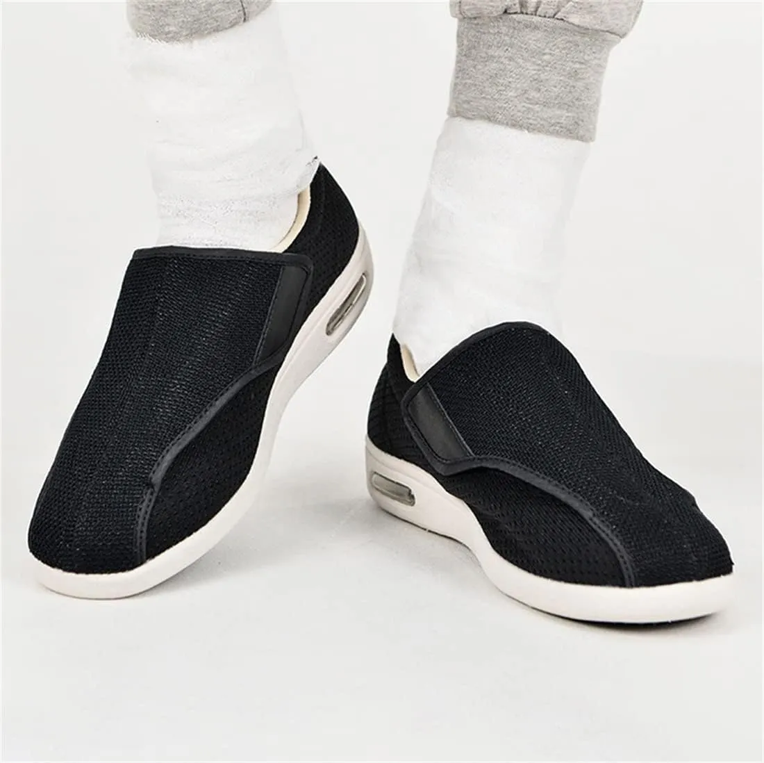 Men's Diabetic Shoes Comfortable Casual Orthopedic Shoes Lightweight Seniors Edema Sneakers Breathable Walking Trainers
