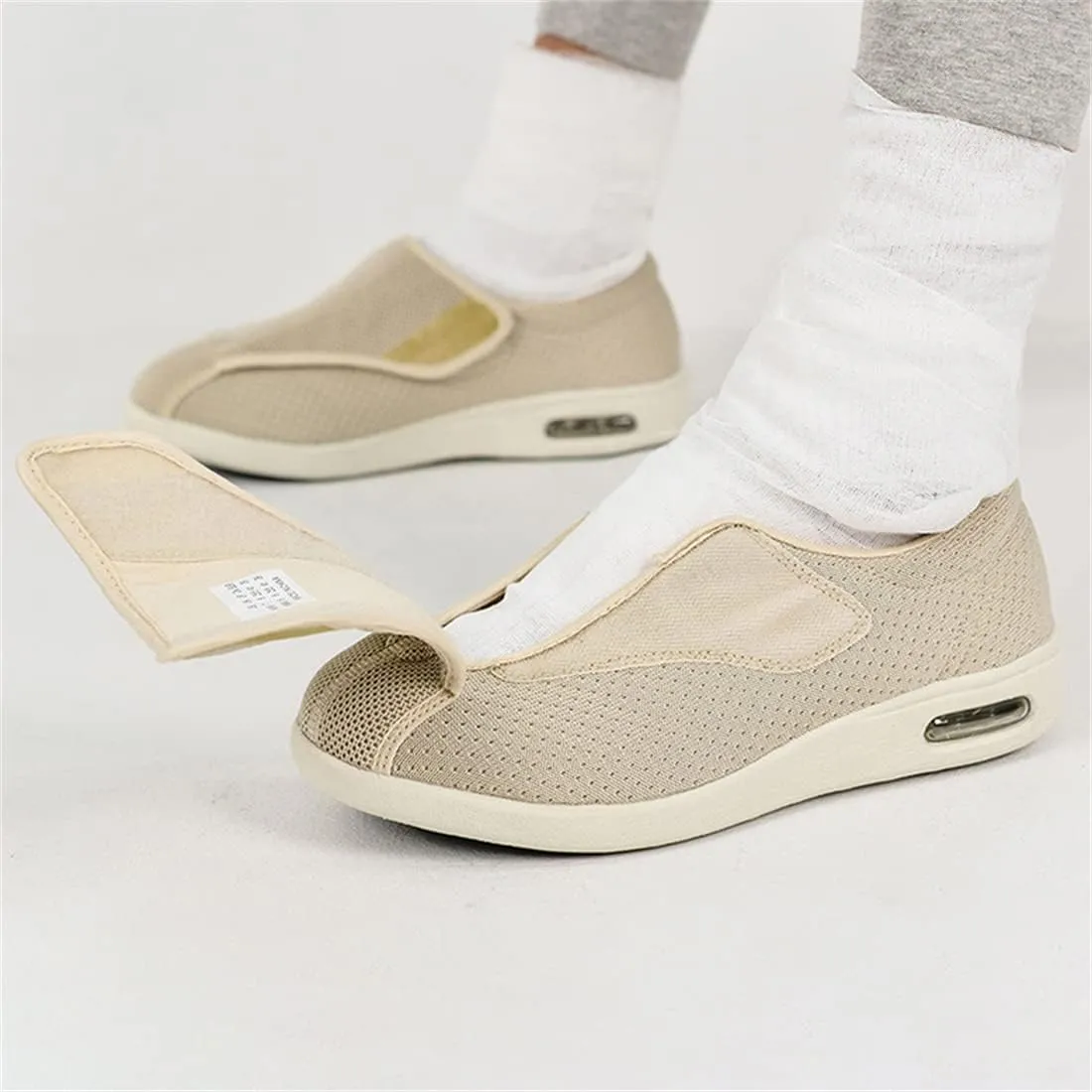 Men's Diabetic Shoes Comfortable Casual Orthopedic Shoes Lightweight Seniors Edema Sneakers Breathable Walking Trainers