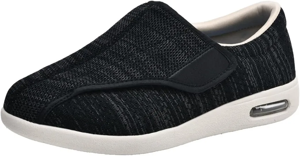 Men's Diabetic Shoes Comfortable Casual Orthopedic Shoes Lightweight Seniors Edema Sneakers Breathable Walking Trainers