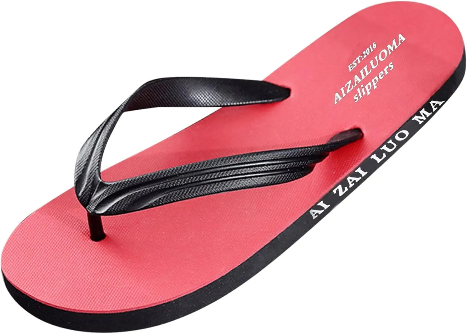 Mens Flip Flops Leather Thong Sandals Flip Flops Men Summer Flat Soft Bottom Comfortable Lightweight Casual Beach