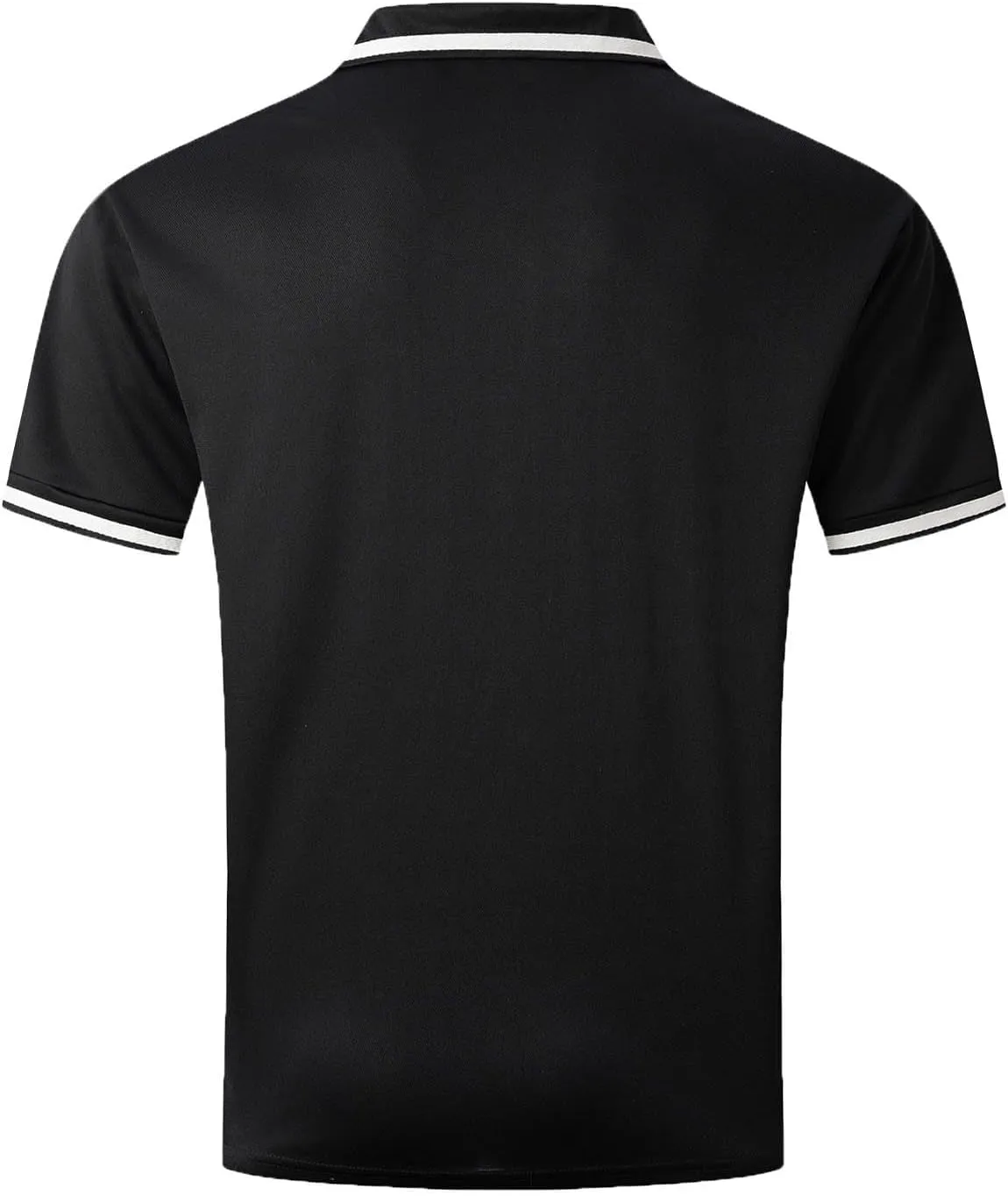 Men's Golf Polo Shirts Button Down Short Sleeve Classic Fit Blouse Tunic Tops Gym Muscle Tees Sports Workout Shirts