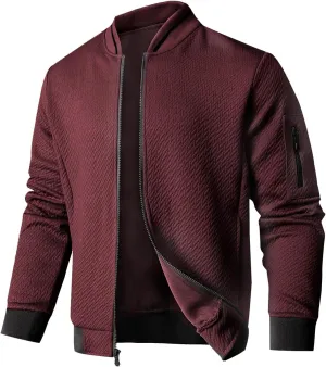 Mens Loose Fit Lightweight Jacket Casual Stylish bomber Jacket