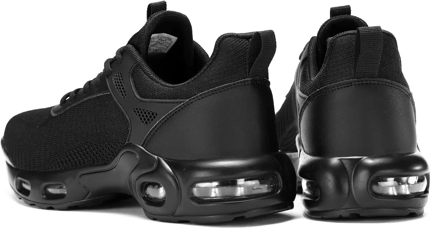 Mens Running Shoes Lightweight Breathable Air Walking Tennis Shoes Comfort Work Fashion Basketball Sneakers Trainers