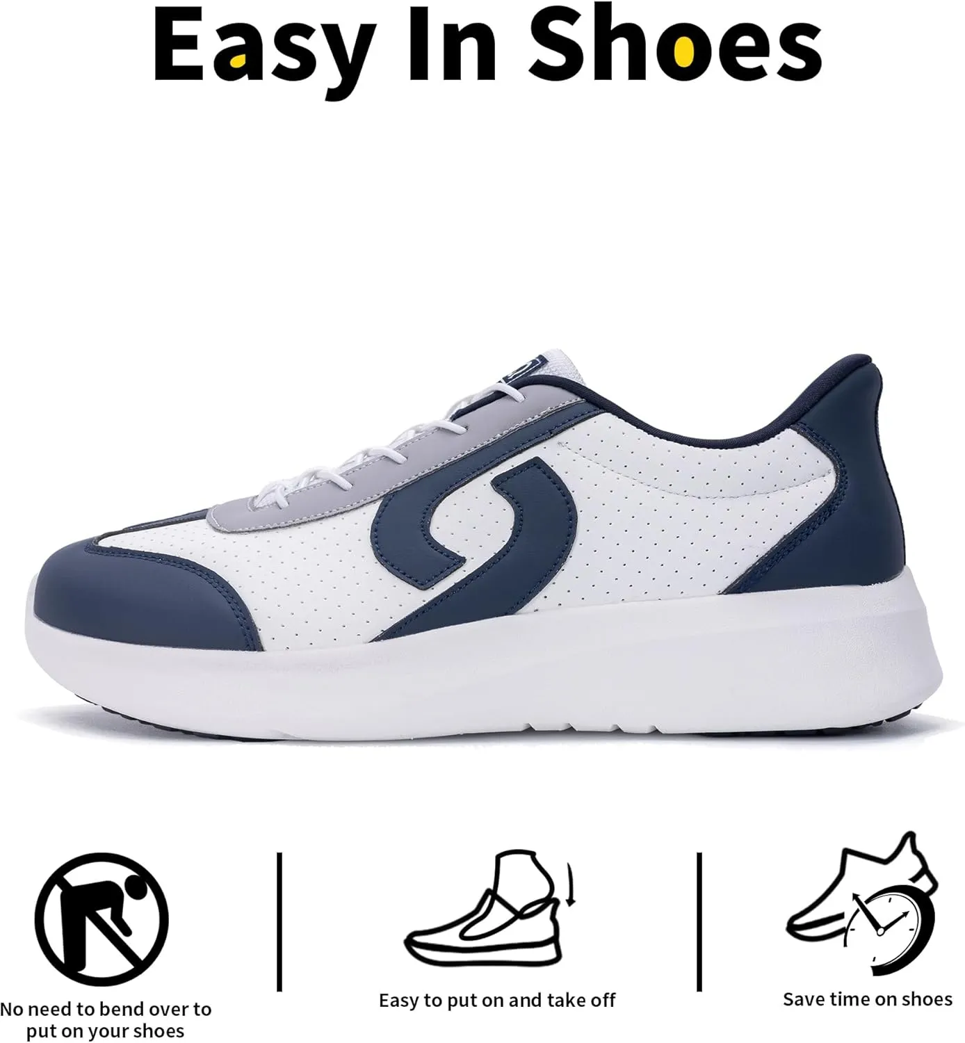 Mens Wide Toe Box Walking Shoes Arch Support Tennis Sneakers Zero Drop Minimalist Casual Shoes Size 7-12