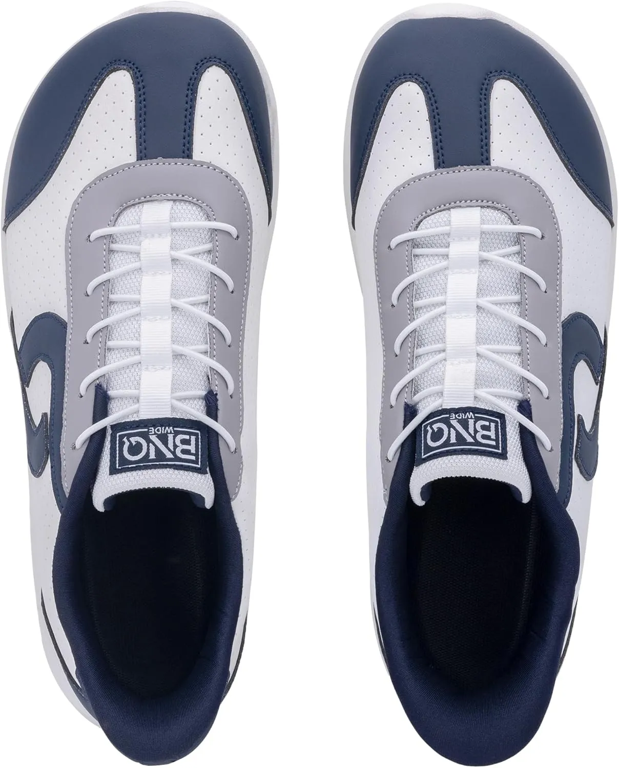 Mens Wide Toe Box Walking Shoes Arch Support Tennis Sneakers Zero Drop Minimalist Casual Shoes Size 7-12