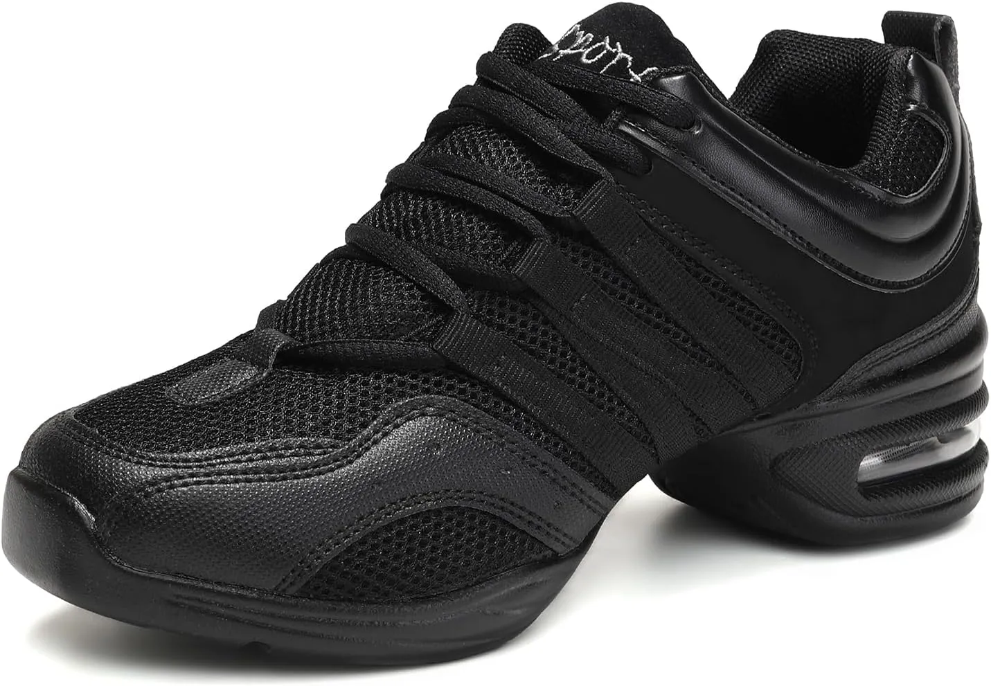 Modern Dance Shoes Women Air Cushion Sole Walking Shoes Ballroom Jazz Hip hop Practice Sneakers Dance Shoes, Model LYX-729