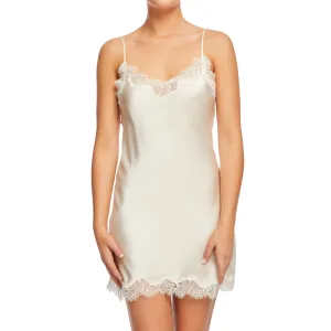 New Scarlett Ivory Silk Chemise by Sainted Sisters