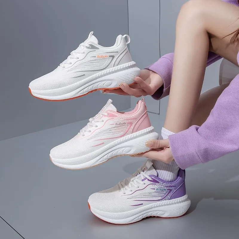 Oltyutc Women's Tennis Running Walking Shoes Breathable Non-Slip Workout Gym Soften Wear Resistant for Sneakers