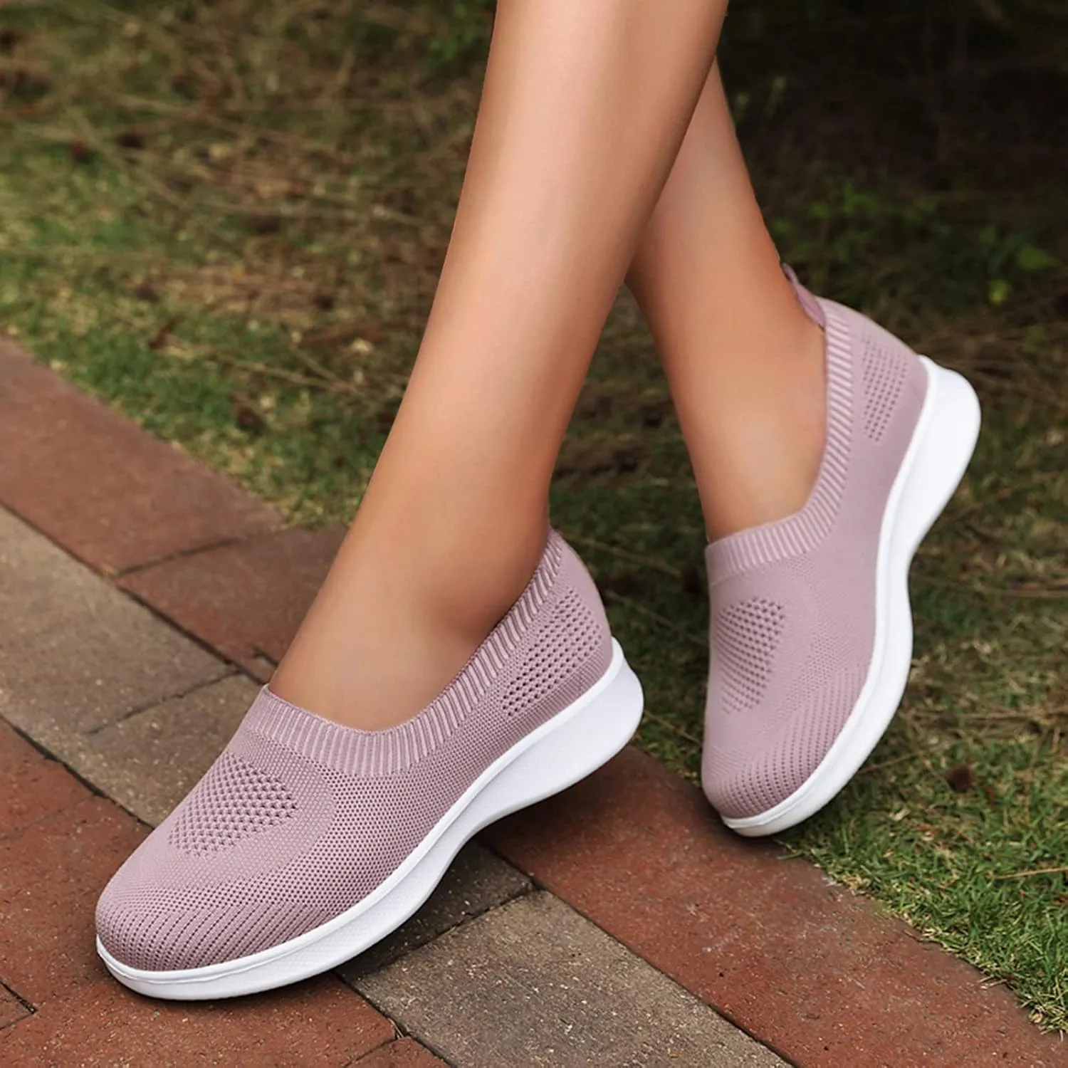 Orthopedic Shoes for Women 2024 New Breathable Sneakers Soft Slip on Walking Shoes Platform Sneakers Running Shoes