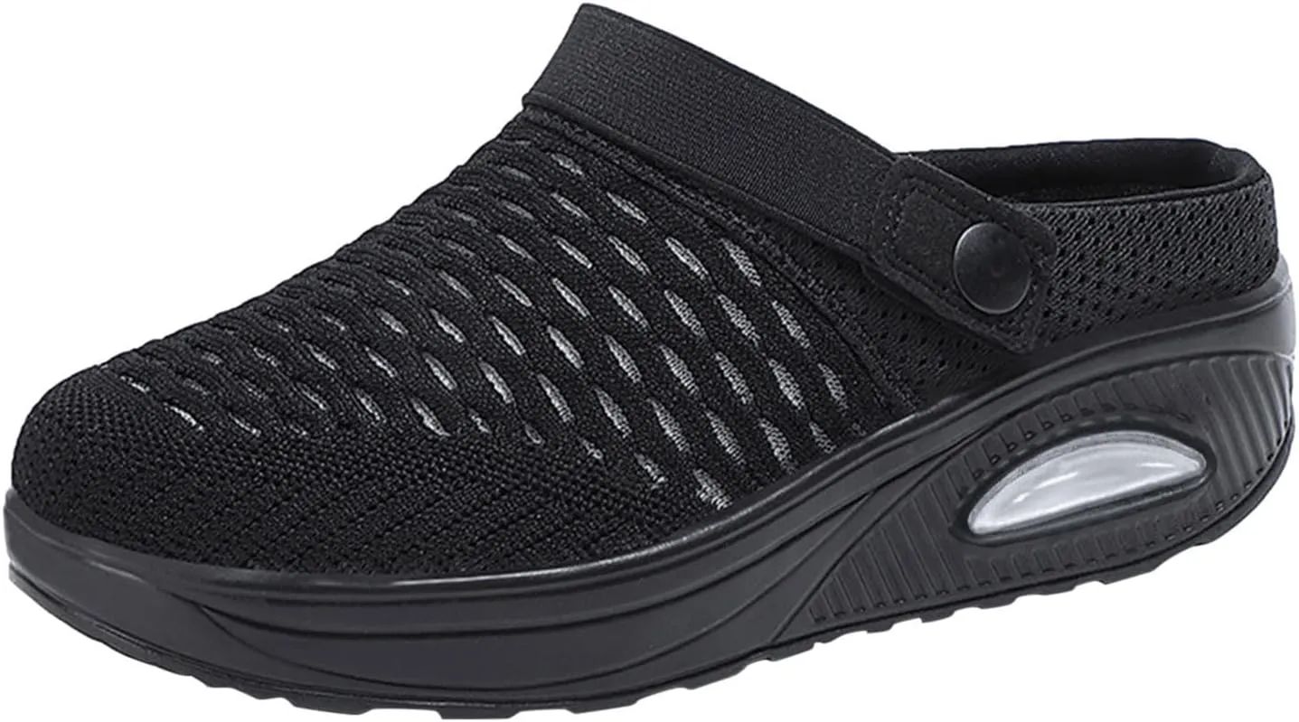 Orthopedic Slippers for Women Lightweight Soft Mules Slip on Walking Shoes 2024 New Mules Clogs Breathable Sneakers Sandals
