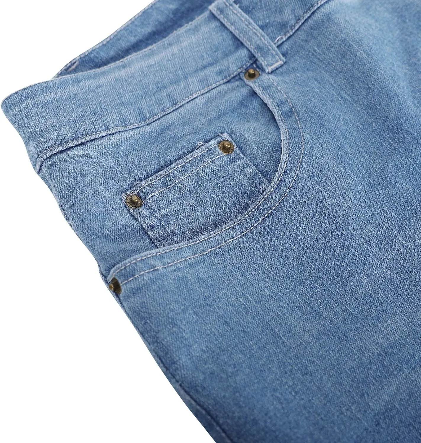 Palazzo Denim Pants for Women Trendy Going Out Washed Distressed Jeans High Waisted Flared Bell Bottom Jeans Pants