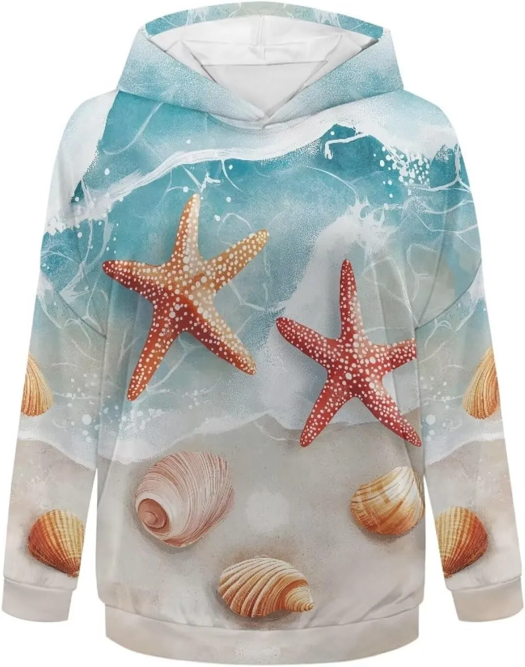 Poceacles Womens Hoodies Oversized Sweatshirts Loose Fit Long Sleeve Hooded Sweaters Pullover Hooded Sweatshirt Preppy Outfit