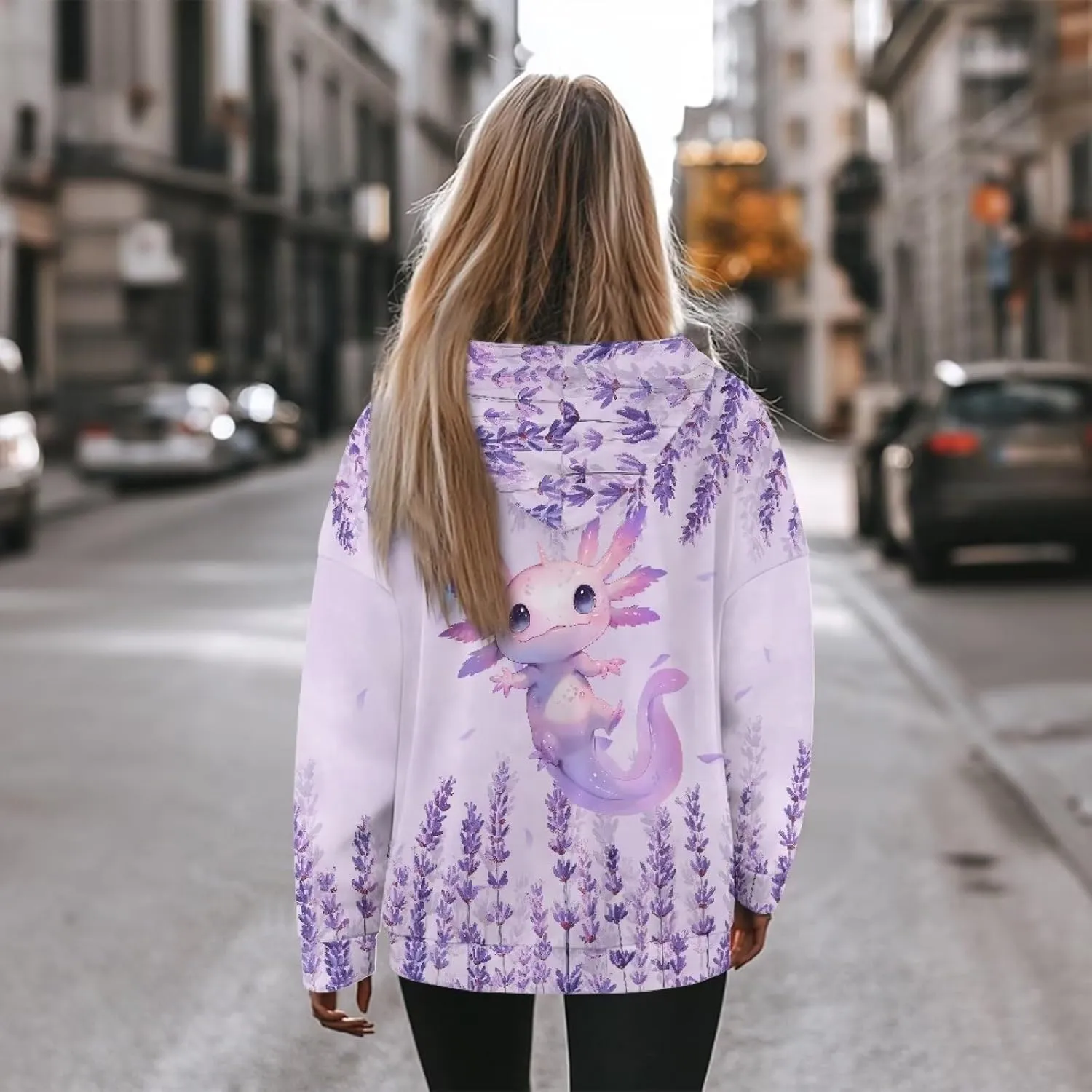 Poceacles Womens Hoodies Oversized Sweatshirts Loose Fit Long Sleeve Hooded Sweaters Pullover Hooded Sweatshirt Preppy Outfit