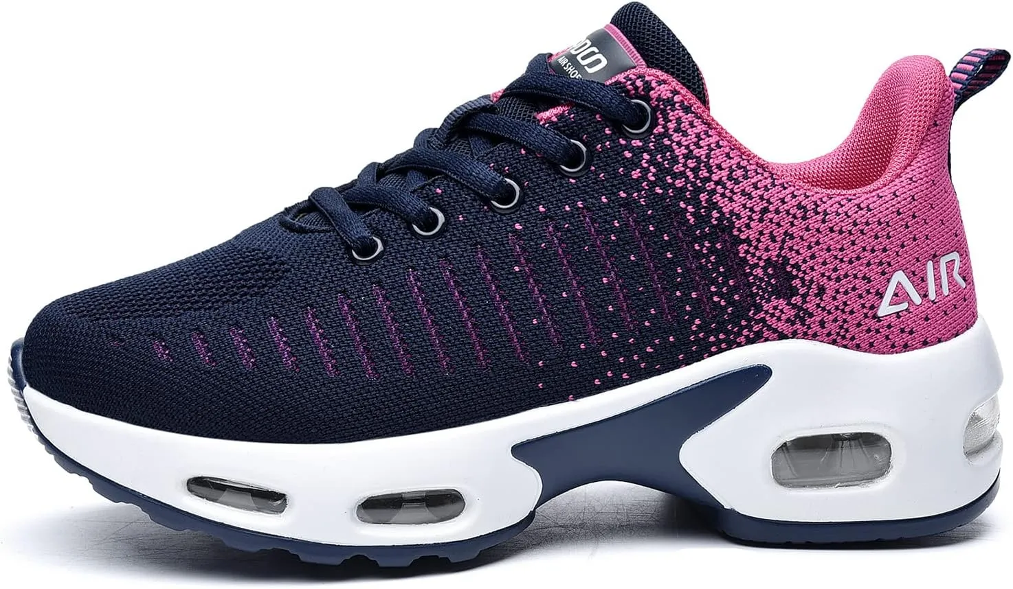 QAUPPE Womens Fashion Lightweight Air Sports Walking Sneakers Breathable Gym Jogging Running Tennis Shoes US 5.5-11 B(M)