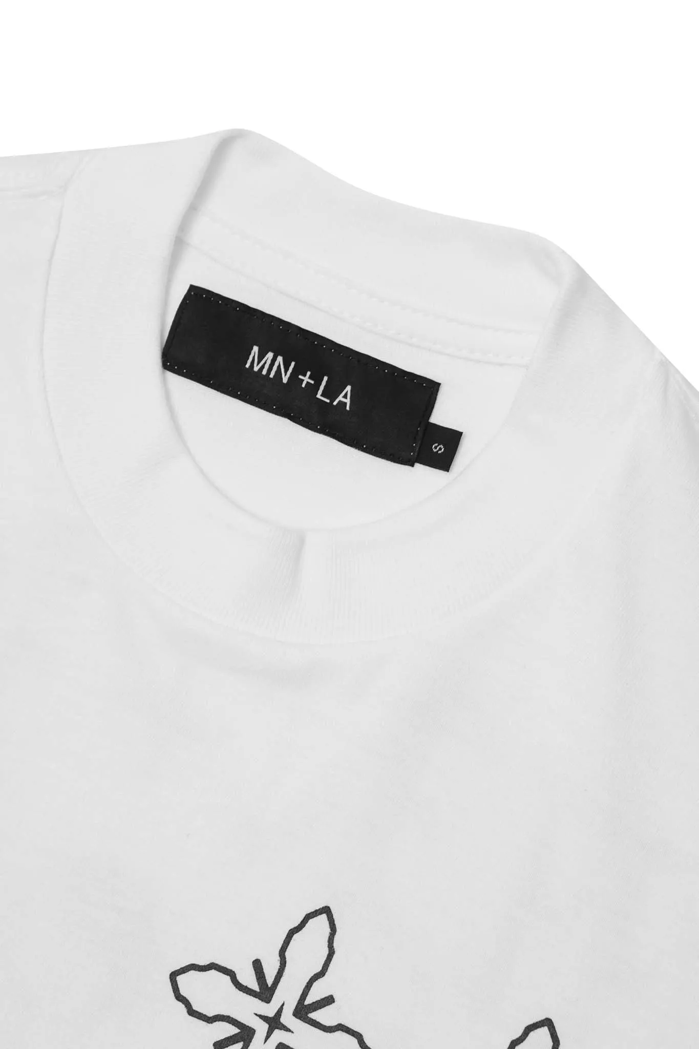 "TAKE NO SHIT, DO NO HARM" TEE IN WHITE