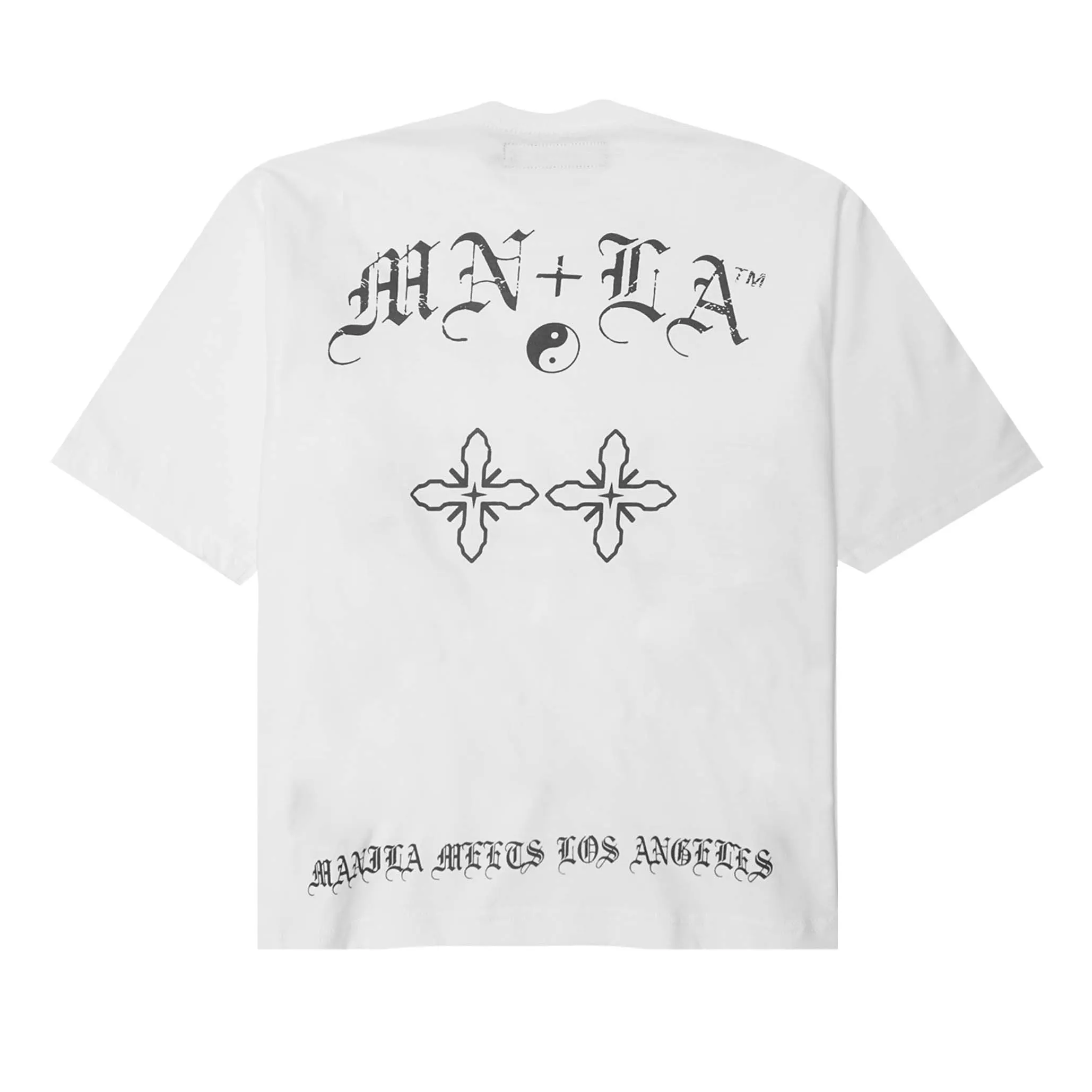 "TAKE NO SHIT, DO NO HARM" TEE IN WHITE