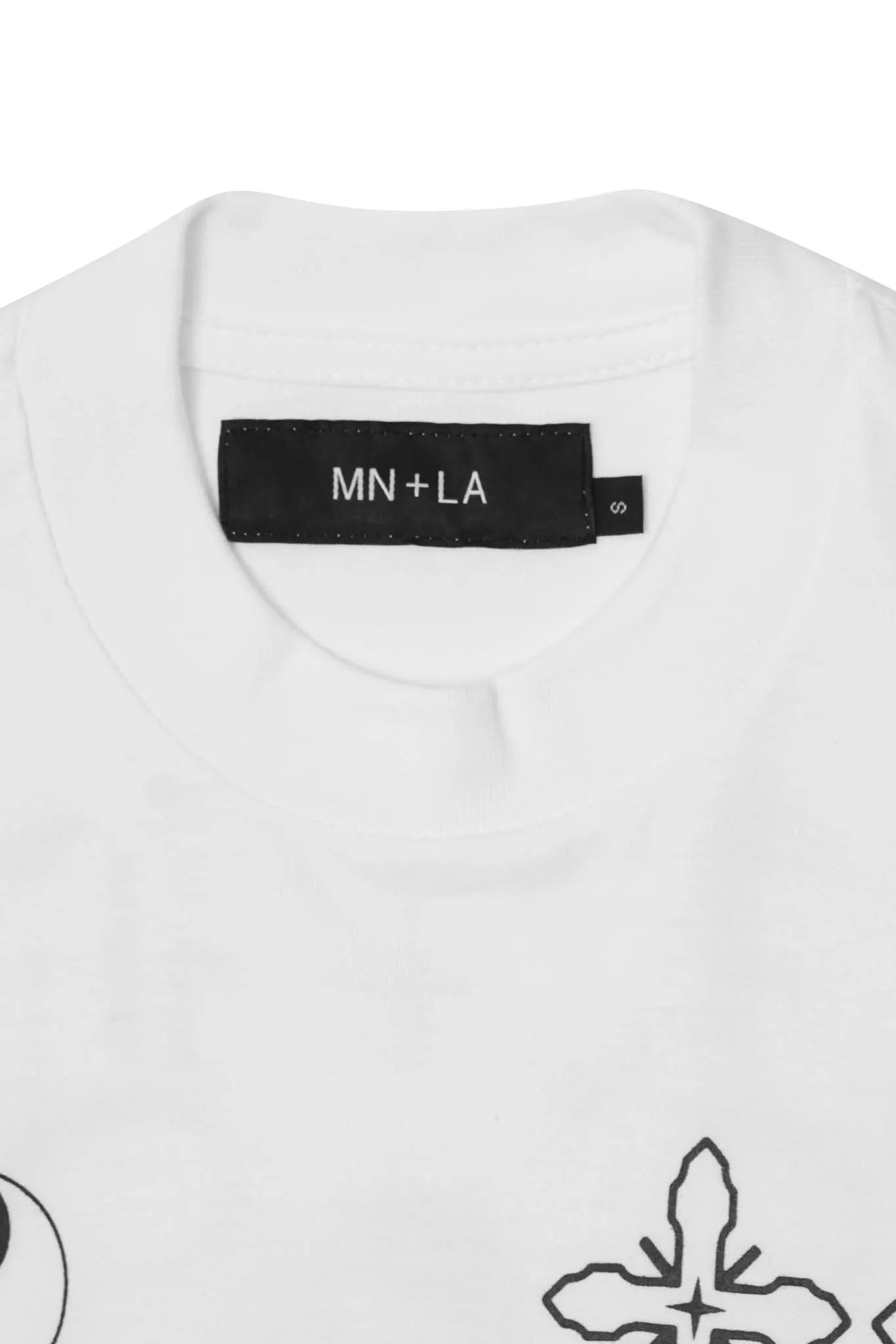 "TAKE NO SHIT, DO NO HARM" TEE IN WHITE