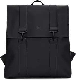 RAINS Messenger Bag, Backpack, Waterproof Classic Contemporary for travel and everyday use - Black