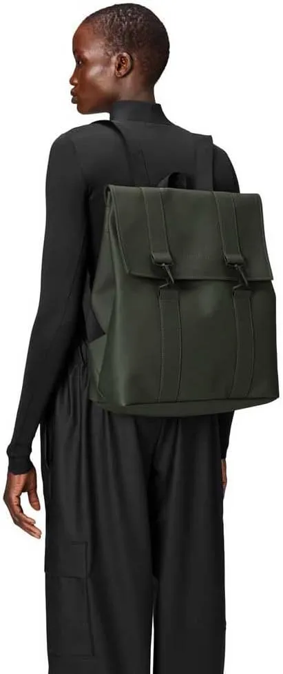 RAINS Messenger Bag, Backpack, Waterproof Classic Contemporary for travel and everyday use - Green