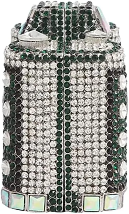 Retro Crystal Camera Shaped Clutch Purse for Women Twinkly Gemstones Evening Bag Glitter Bride Wedding Guest Handbag