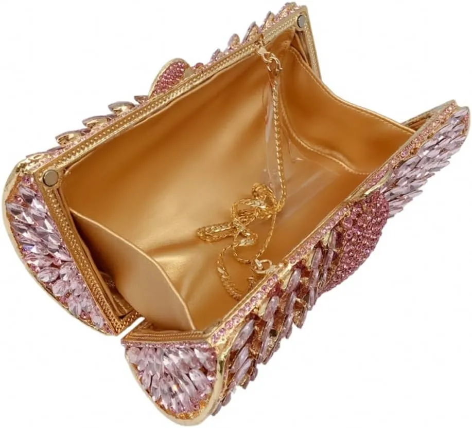 Rhinestone Evening Bag for Women Crystal Diamond Handbag Twinkly Evening Party Banquet Clutch Purse
