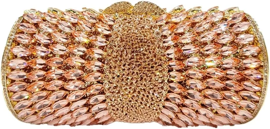Rhinestone Evening Bag for Women Crystal Diamond Handbag Twinkly Evening Party Banquet Clutch Purse