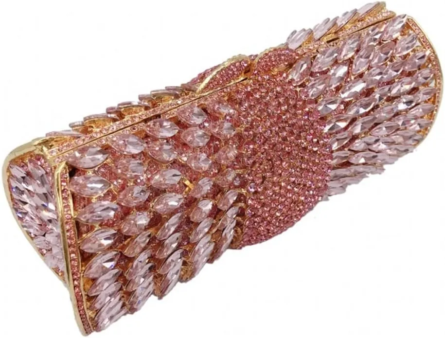 Rhinestone Evening Bag for Women Crystal Diamond Handbag Twinkly Evening Party Banquet Clutch Purse