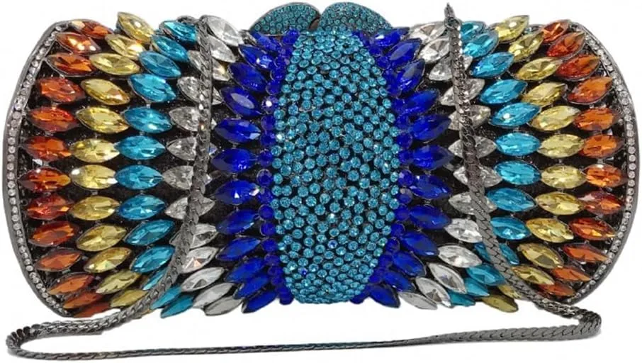 Rhinestone Evening Bag for Women Crystal Diamond Handbag Twinkly Evening Party Banquet Clutch Purse
