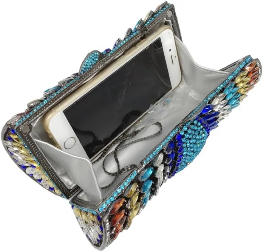 Rhinestone Evening Bag for Women Crystal Diamond Handbag Twinkly Evening Party Banquet Clutch Purse
