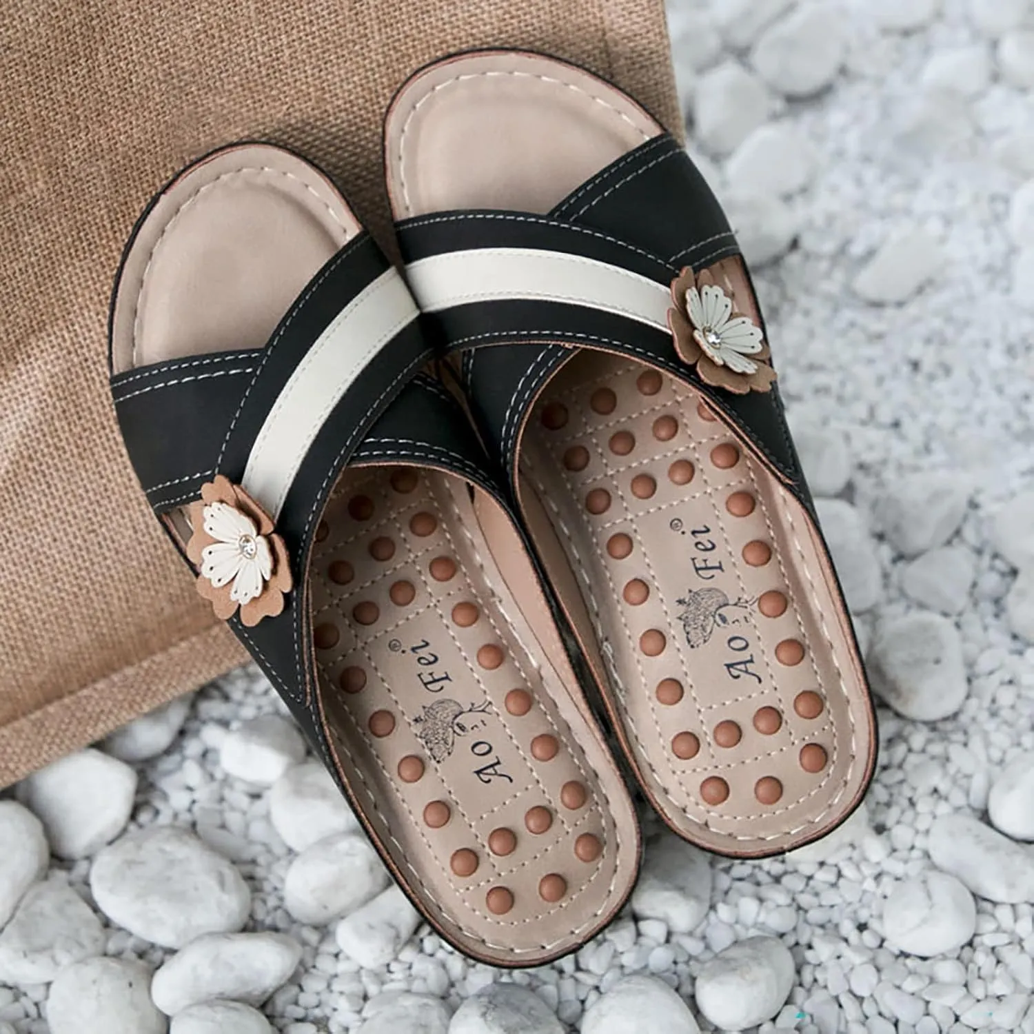 Sandalias OrtopDicas Para Mujer Para Hombre Cute Summer Sandals for Women Summer Shoes for Women 2024 White Summer Wedge Sandals Womens Retro Orthopedic Sneakers Size 7 Womens Dress Sandals Size 8