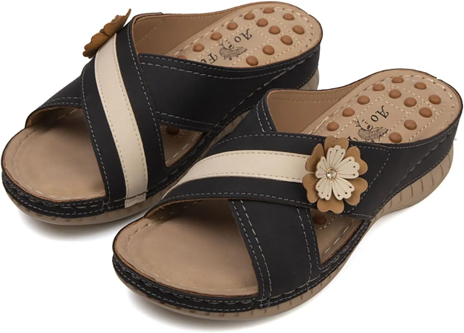 Sandalias OrtopDicas Para Mujer Para Hombre Cute Summer Sandals for Women Summer Shoes for Women 2024 White Summer Wedge Sandals Womens Retro Orthopedic Sneakers Size 7 Womens Dress Sandals Size 8