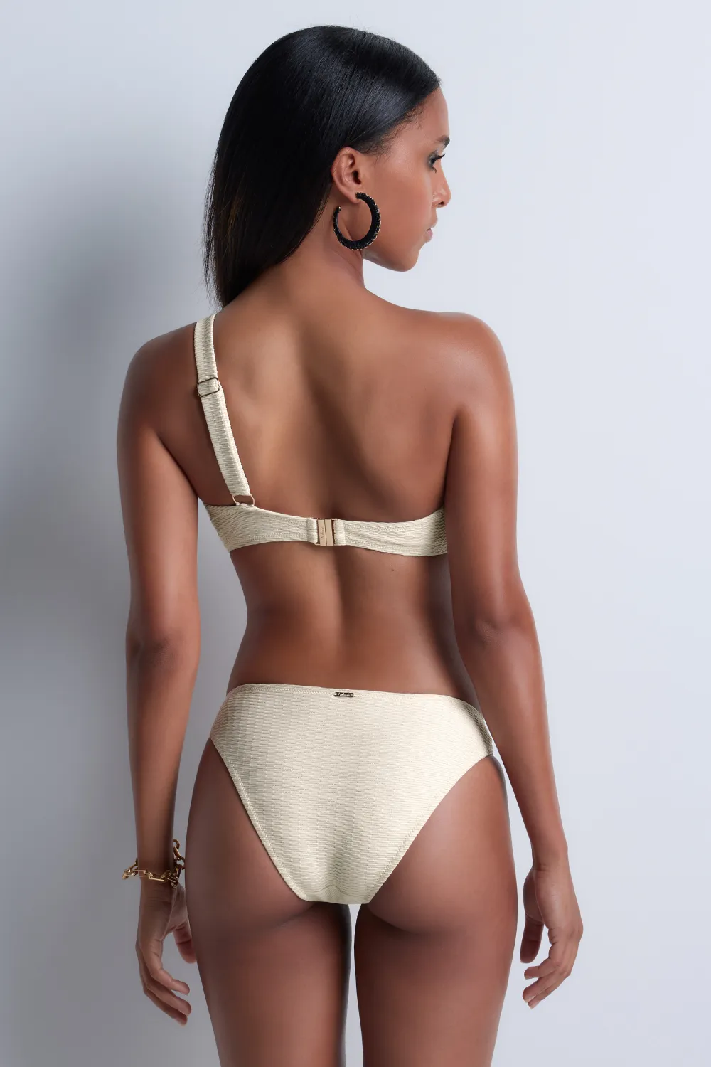 Shimmering Waters One Shoulder Bikini Top