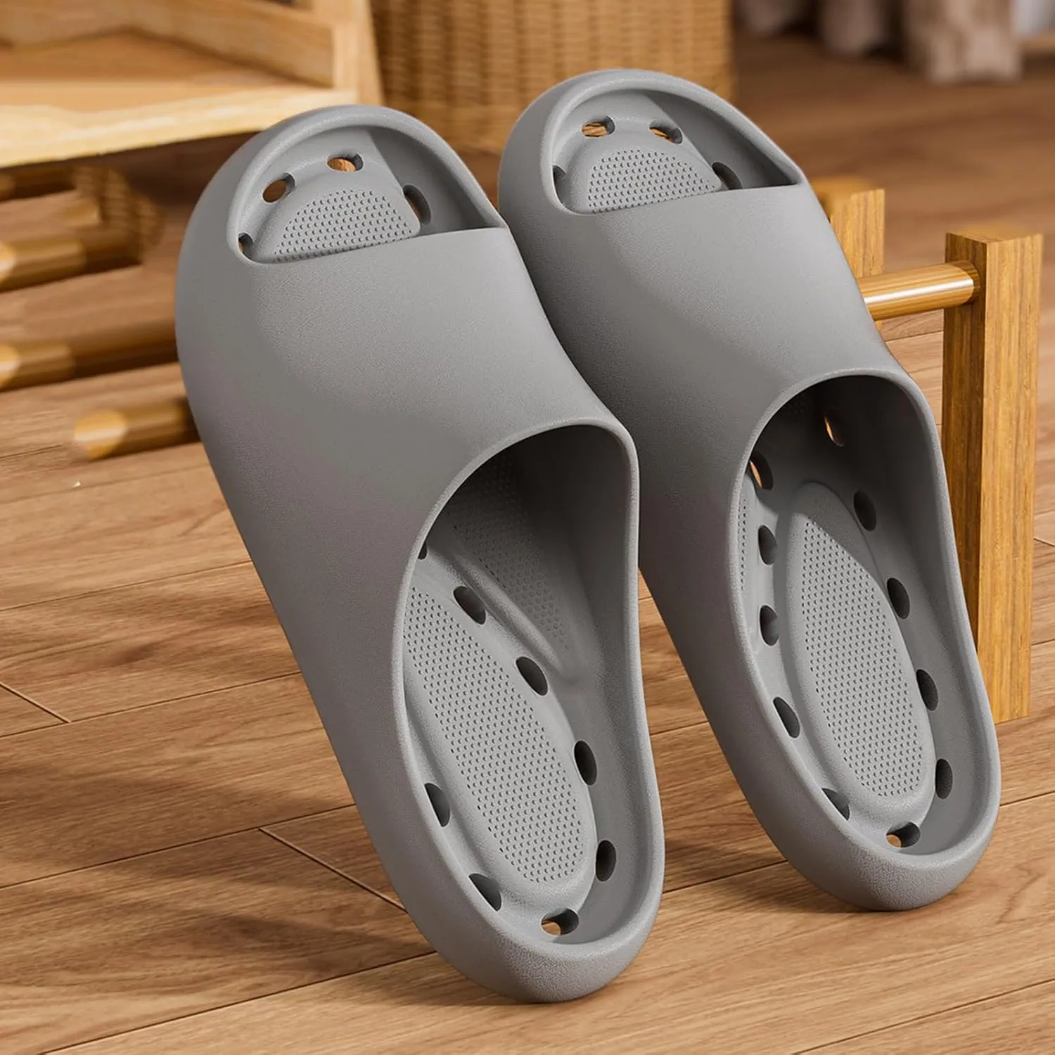 Shower Sandals House Slippers with Arch Support Ultra Comfort Non-Slip Shower Sandals Indoor and Outdoor