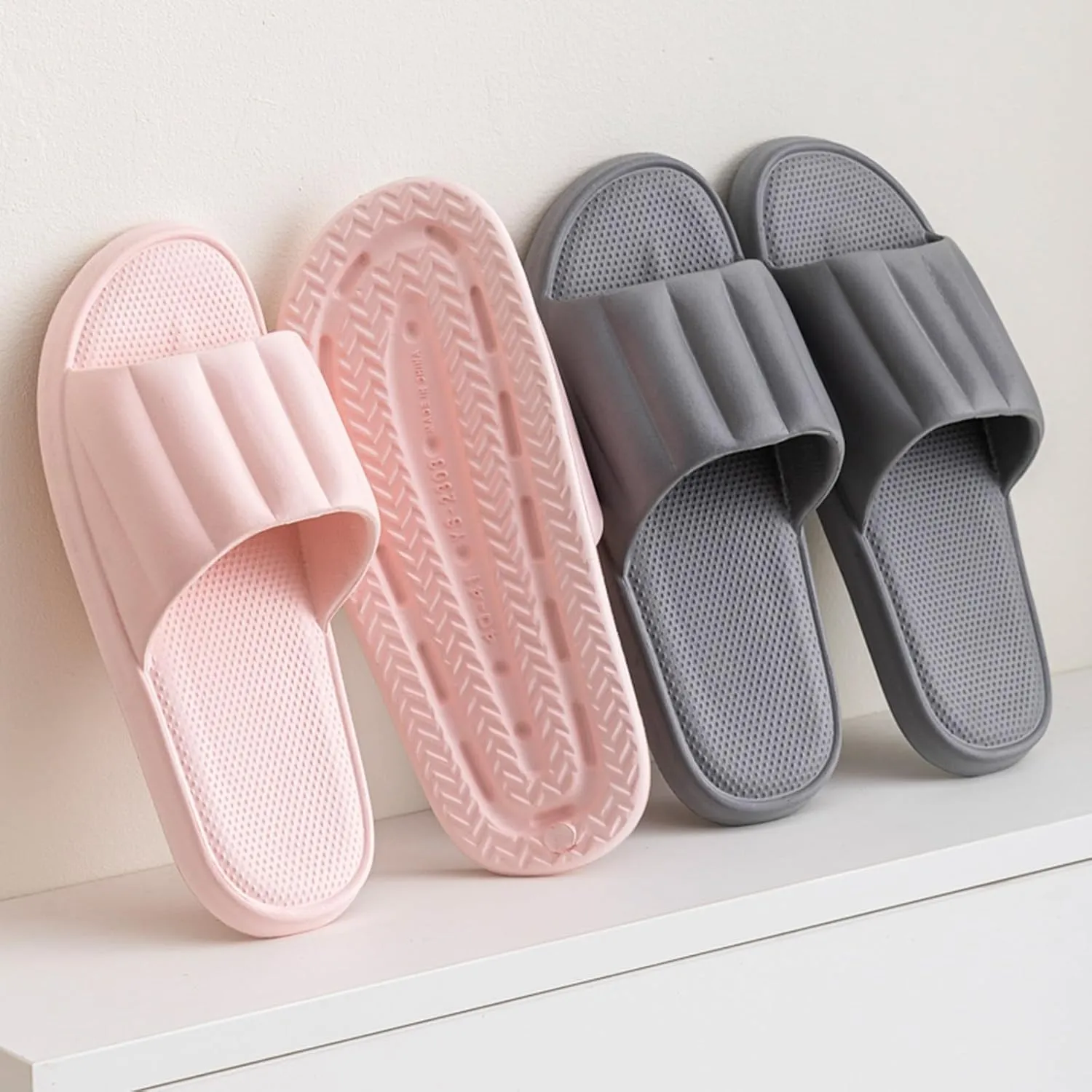 Shower Sandals Women's Slippers with Arch Support Shower Shoes for Living Room Pool Beach Spa Public Showers