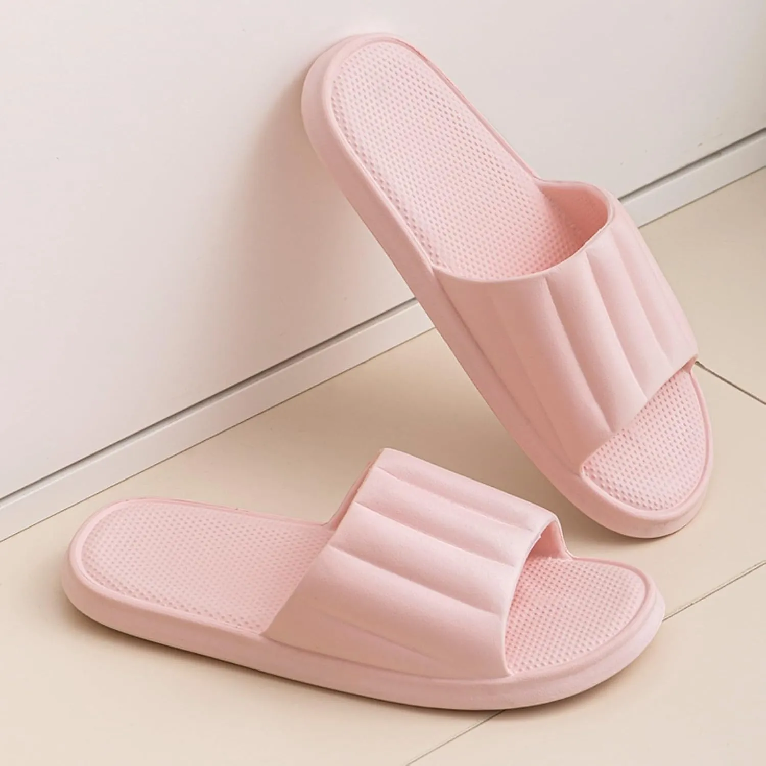 Shower Sandals Women's Slippers with Arch Support Shower Shoes for Living Room Pool Beach Spa Public Showers