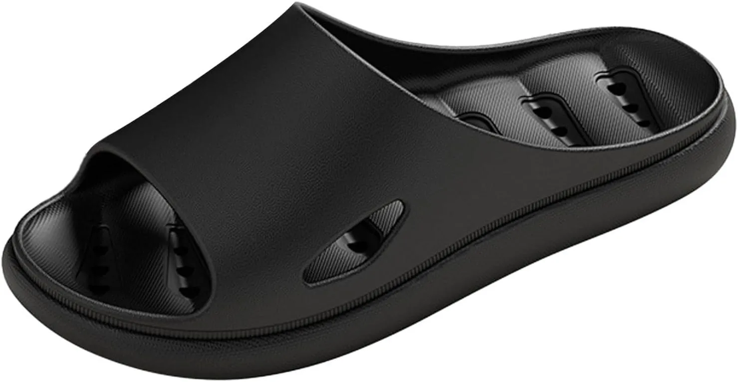 Shower Shoes Shower Slippers for Beach Showers Dorms Outdoor Ultra Comfort Recovery Pillow Slippers Slides