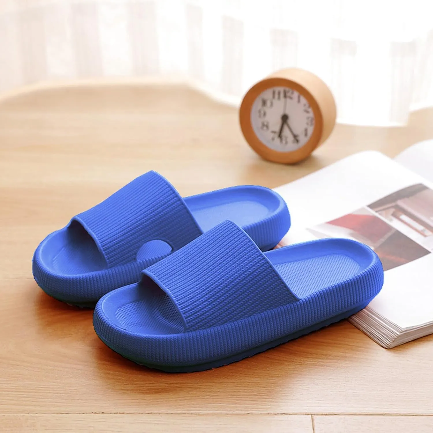 Shower Slippers Indoor Home Beach Non Slip Sandal Non Slip Summer Bathroom Indoor House Slippers with Drain Holes