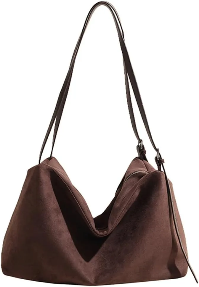 Slouchy Shoudler Bags for Women Soft Vegan Leather Crossbody Tote Purses Ladies Work Satchel Trendy Top Handle Handbag