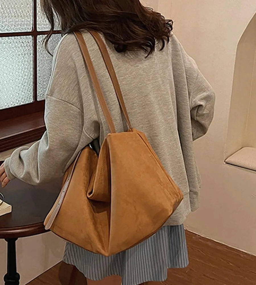 Slouchy Shoudler Bags for Women Soft Vegan Leather Crossbody Tote Purses Ladies Work Satchel Trendy Top Handle Handbag