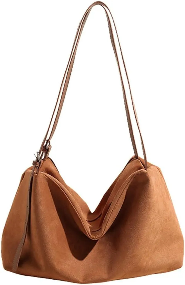 Slouchy Shoudler Bags for Women Soft Vegan Leather Crossbody Tote Purses Ladies Work Satchel Trendy Top Handle Handbag