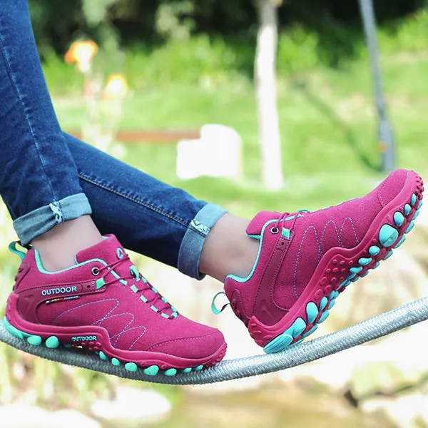 Suede Walking Slip Resistant Casual Comfortable Flat Shoes